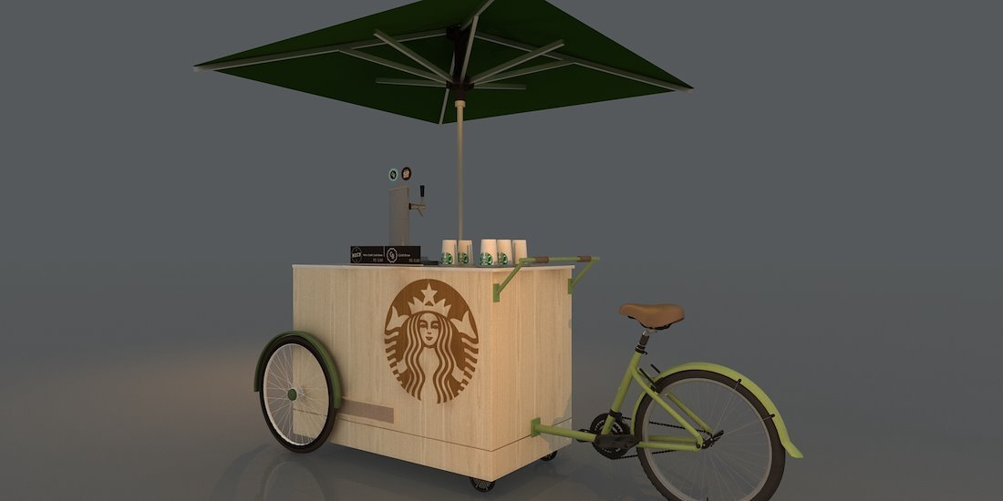 Starbucks Nitro Bike — São Paulo, Brazil
